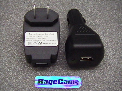 CAR CHARGER LIGHTER+WALL ADAPTER Power for GoPro HD Hero Hero2 Hero3 Hero4  Cam
