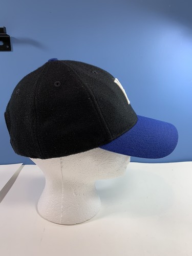 KC MLB Baseball Royals Hat Cap By Twins Enterprise Strapback Black Blue - Picture 5 of 9