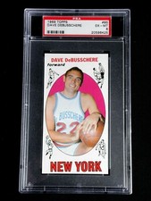 DAVE DEBUSSCHERE 1969 TOPPS BASKETBALL CARD #85 PSA 6 ORIGINAL KNICKS TALL BOY