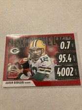 2020 Panini Score Red Scorecard Next Level Stats Aaron Rodgers Packers NLS-AR