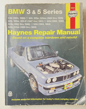 Haynes BMW 3 & 5 Series Repair Manual 1984 - 1992 Trade Paperback  18020
