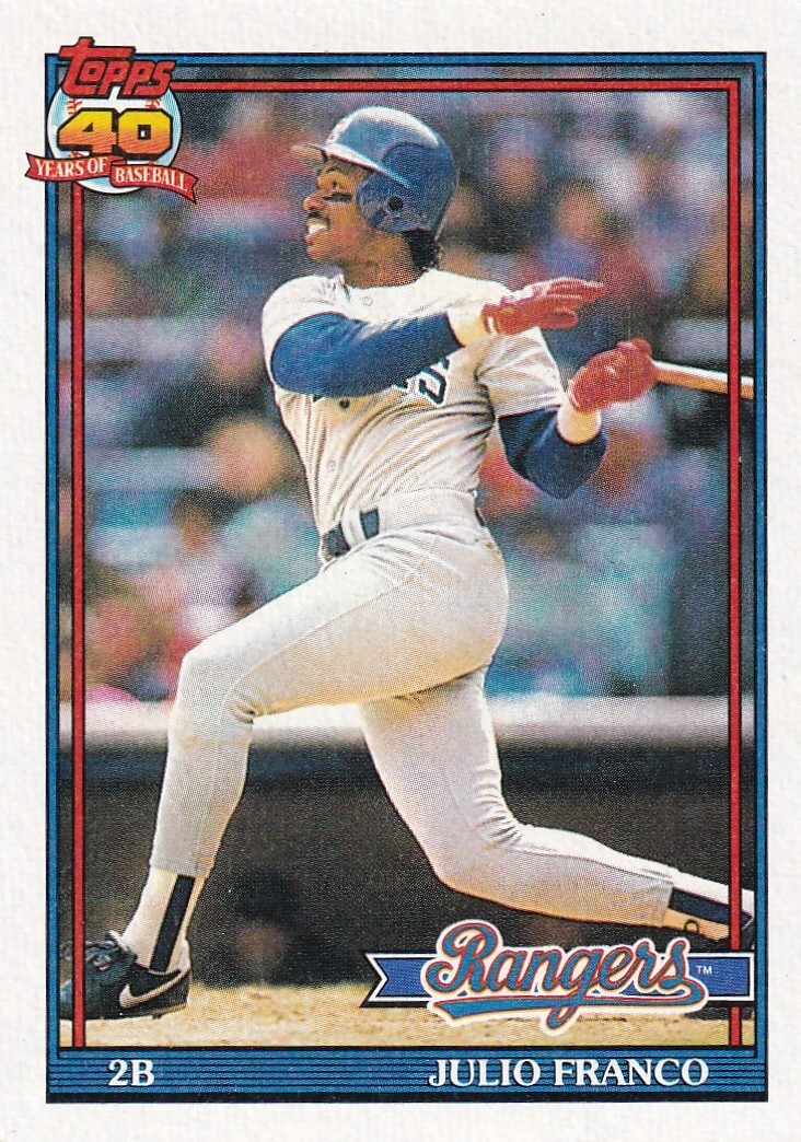 JULIO FRANCO 1991 Topps #775