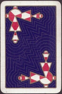 Details about   Playing Cards Single Card Old Vintage Art Deco ABSTRACT GEOMETRIC DIAMOND B 