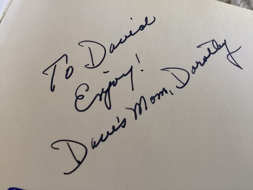 *Signed* Home Cookin' with Dave's Mom by Dorothy Letterman (1996, Hardcover) - Picture 3 of 10