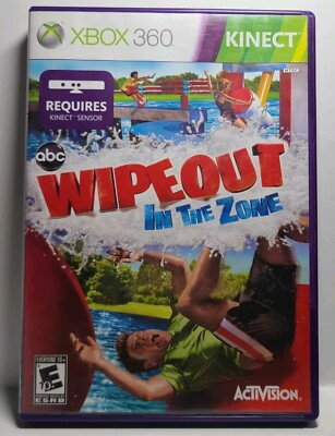 Wipeout: In The Zone For X-Box 360 Kinect, CIB, Rated E10+