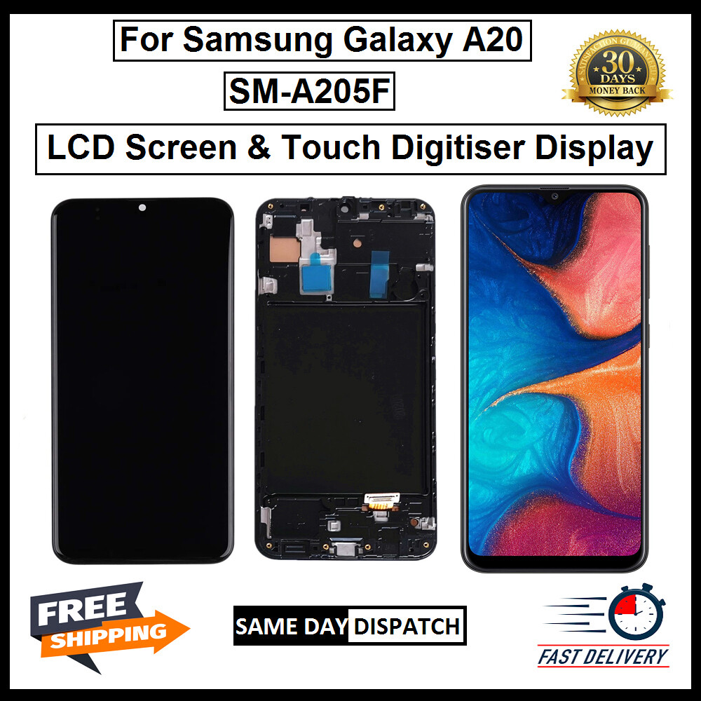 Image 1 - For Samsung Galaxy A20 / SM-A205F LCD With Frame Display Screen Replacement