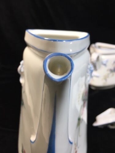 (30 Piece) c1870 Haviland & Co Limoges Triangular, Blue Rope TEA/DESSERT SET - Picture 12 of 12