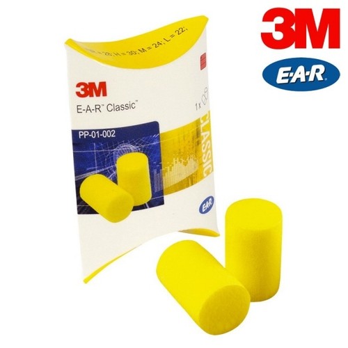 3M EAR Classic Foam Ear Plugs sleep aid PP01002 individual packs snr 28dB eBay