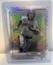 2021 Bowman Chrome Mega Box Nick Yorke MOJO REFRACTOR #BCP-114 Red Sox