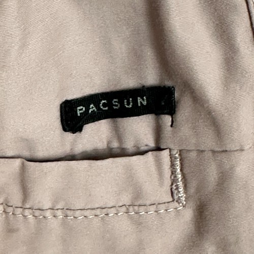 Pacsun Mens Relaxed Cargo Pants Pull-On Jogger Cotton Nylon Blend Purple Size S - Picture 12 of 22