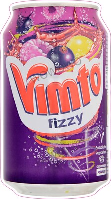 Eiswagen Vimto Dose Aufkleber Sprudelgetränk Gastronomie Anhänger Cafe Pop Decal