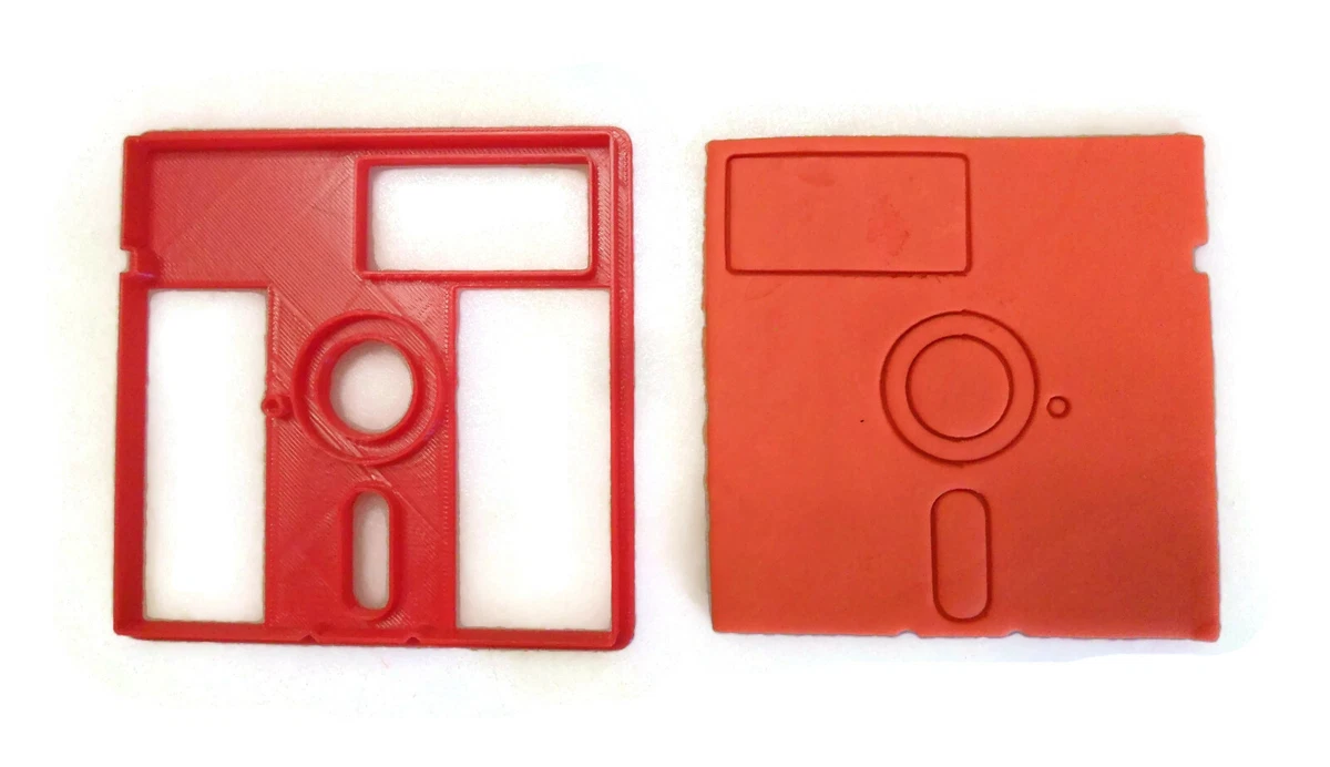 Floppy Disk 5 1 4 Floppy Disk 5 1/4" disk cookie cutter Retro computer diskette fondant cutter | eBay