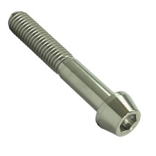 Titan M8x50 Schraube DIN912 konisch natur Innensechskant Ti Bike Tuning 