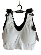 Delta Burke 2-Pack Seamless Bras Size 2X Soft Comfort Lounge Removable Pads NEW