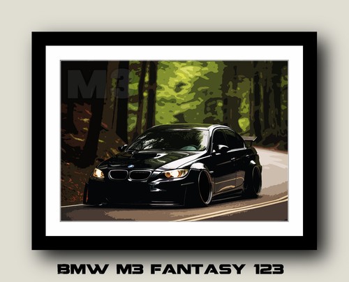 BMW M3 - 40 different CAR POSTER PRINT IMAGE A3 A4 or DIGITAL E30 E46 E36 E90 E9 - Picture 19 of 134