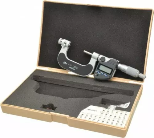 Mitutoyo 1 to 2" Range, Digital Counter, Electronic Screw Thread Micrometer R...