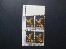 #1344 6c Register to Vote Plate Block #29786 UL  MNH OG VF