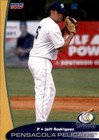 2007 Pensacola Pelicans Choice #13 Jeff Rodriguez Gulf Breeze Florida FL Card