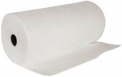 PRO-SAFE 48 Gal Capacity per Package, Oil Only Roll 150' Long x 30'' Wide, Whi...