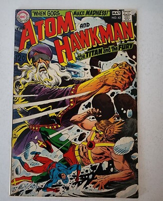 DC Comic The Atom and Hawkman # 42 May 1969 The Titan and The Fury
