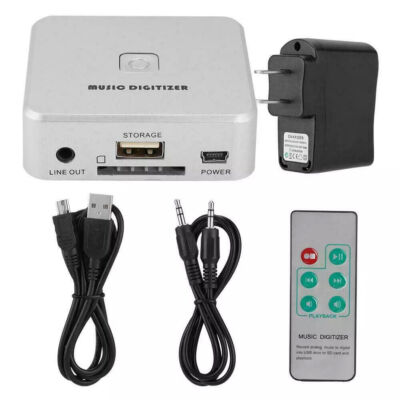 Digital MP3 Audio Recorder Player With USB Port + SD Card Slot + IR Remote USA2D