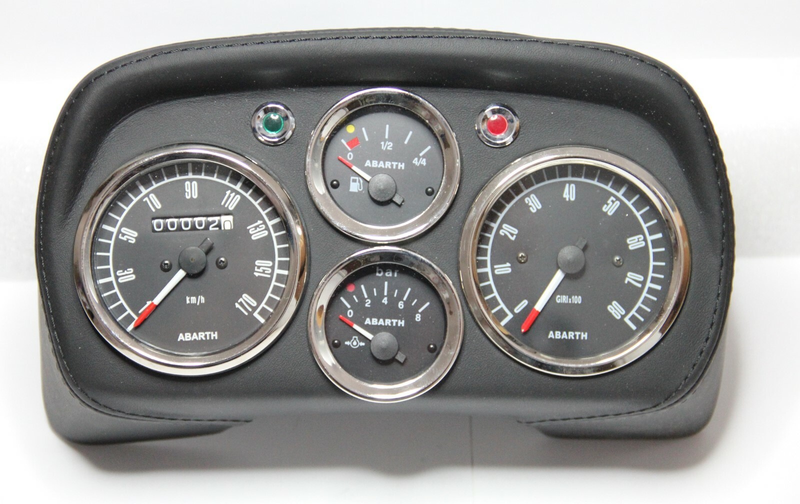 CLASSIC FIAT 500 595 ABARTH SPEEDO SPEEDOMETER DASHBOARD DIALS LEATHER
