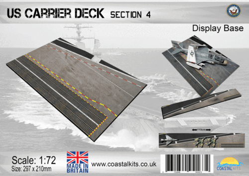 Coastal Kits scala 1/72 base display ponte vettore statunitense - Foto 6 di 10