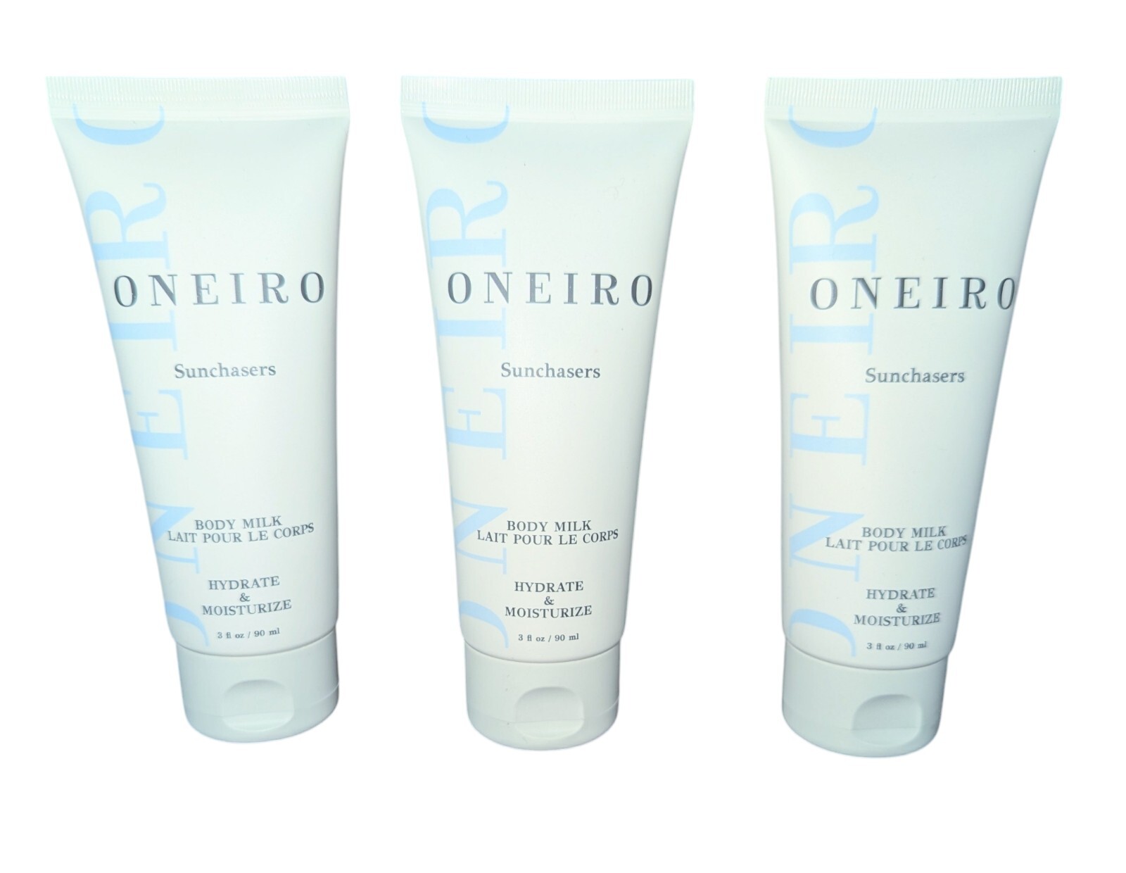Oneiro Sunchasers Hydrating Body Milk Set - 3 x 3 oz Bottles