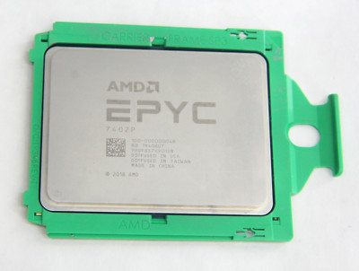 AMD Epyc 7402P | 24 Cores, 180W TDP, 2.8 GHz (3.35 GHz Boost), SP3 - Tested