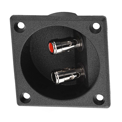 Speakers Terminal Box Push Spring Type 2 Binding Post Cable Connector ...