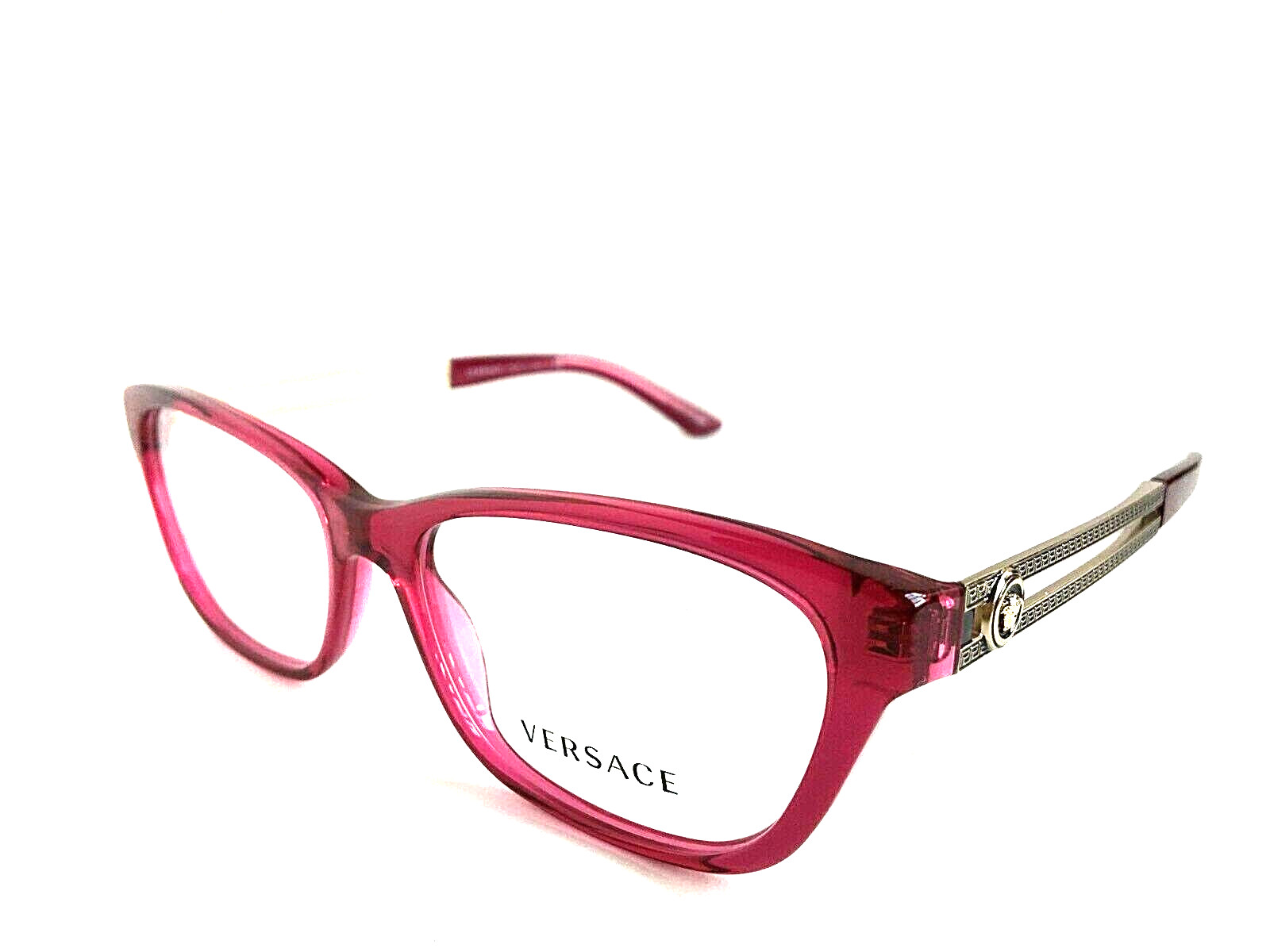 Authentic Versace Mod. 3220 5097 Violet 54mm Cat Eye Women's Eyeglasses Frame thumbnail 9