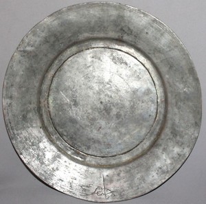 ANTIQUE-ISLAMIC-FOLK-HAND-MADE-TINNED-COPPER-DISH