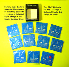 Augustine BLUE "B"-2nd Classical Nylon Guitar Strings