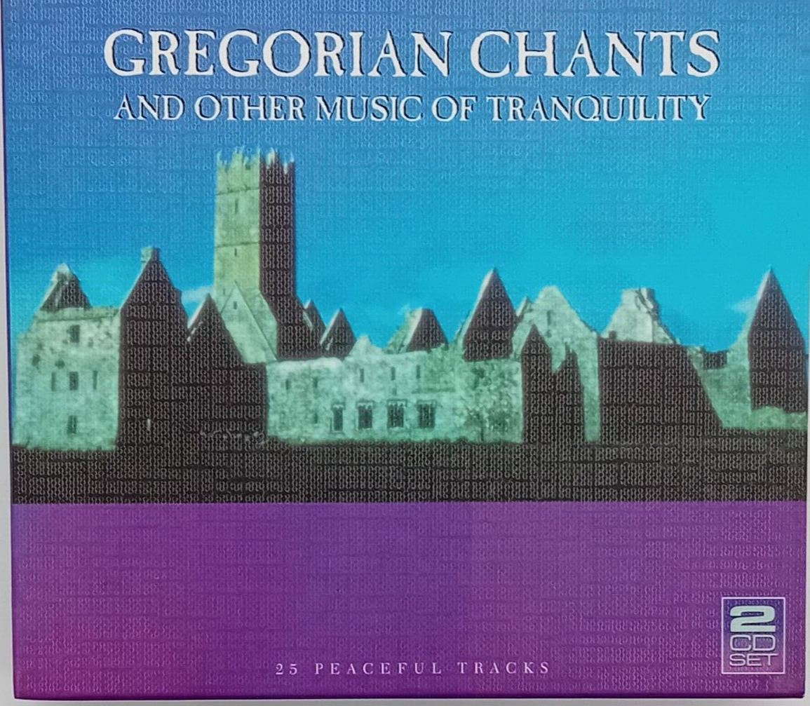 Music CD Album Gregorian Chants and other Music of Tranquility 2CD