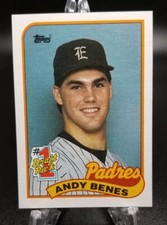 Andy Benes - 1989 Topps #1 Draft Pick #437 RC  *(300 Card Lot)