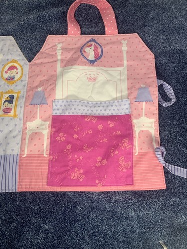 Rag doll Vintage Artesian ONCE UPON A TIME Pink Princess 10 Inch And BAG CASTLE - Picture 16 of 24