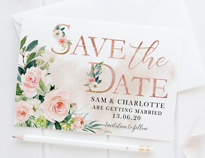 save the date rose