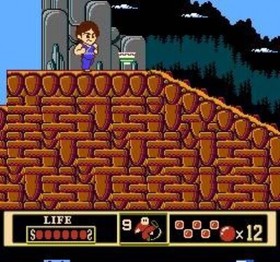 M&oacute;dulo NES / Famicom - Jackie Chan JAP&Oacute;N fuertes signos de desgaste