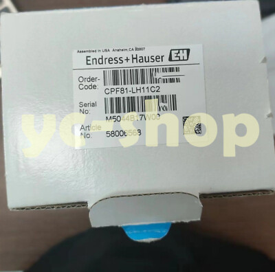 NEW E+H CPF81-LH11C2 PH Electrode Fast shipping via FedEx or DHL