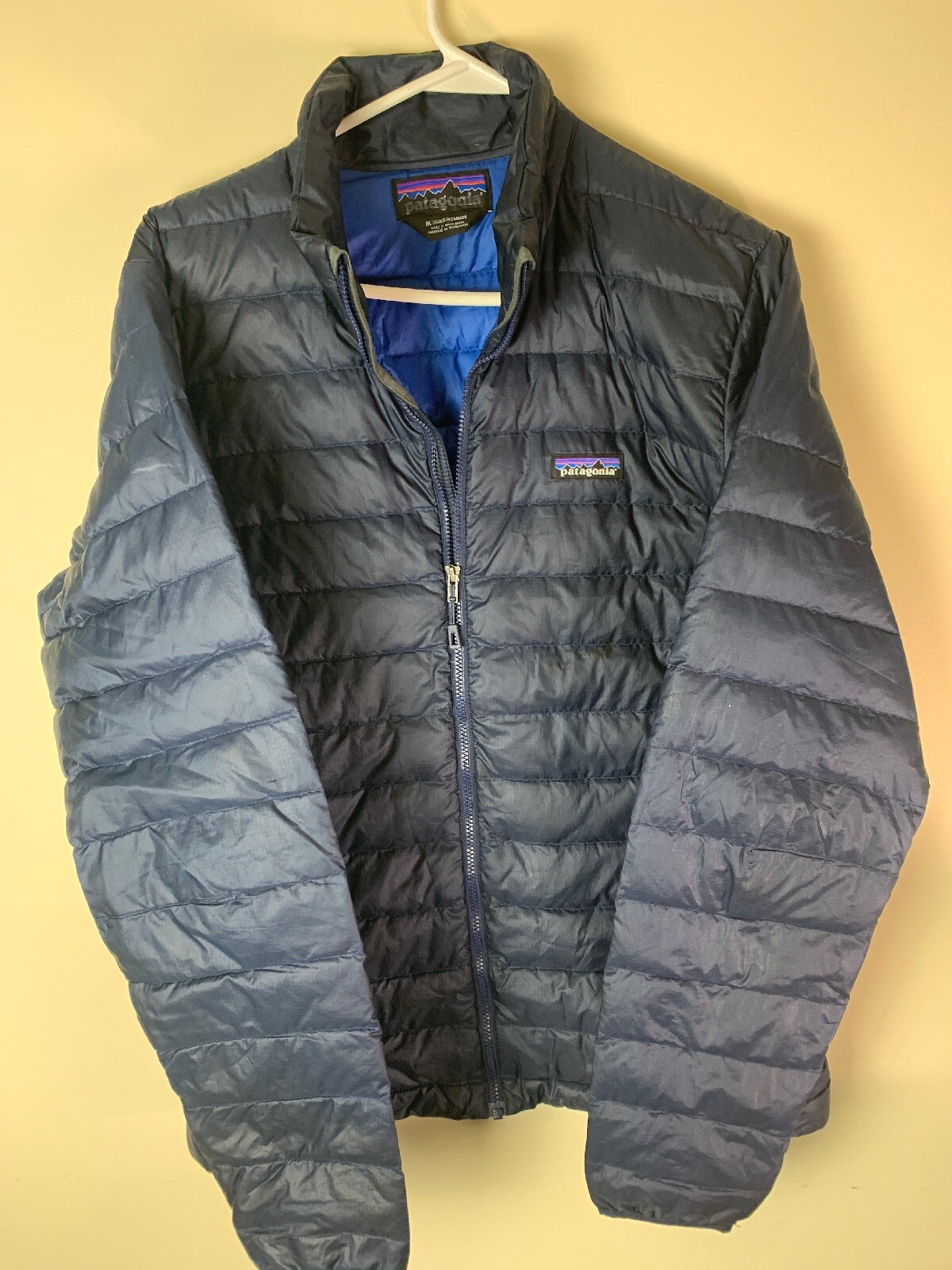 patagonia down sweater hoody viking blue