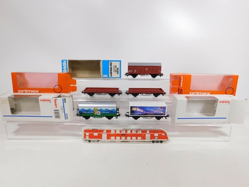 5x Märklin/Primex H0 AC Wagen: 4568 + 4485 + 4410 + Info-Tage, gut+OVP #CO20-1 | Zustand: Gebraucht