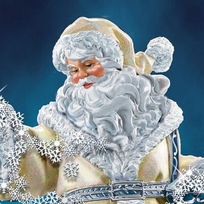 The Bradford Exchange Thomas Kinkade Moving Santa Claus Tabletop