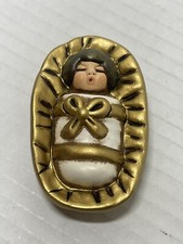 Thun Ceramica Bianco-Bianco Bambino Gesù Natività Presepe Italia Ricambio