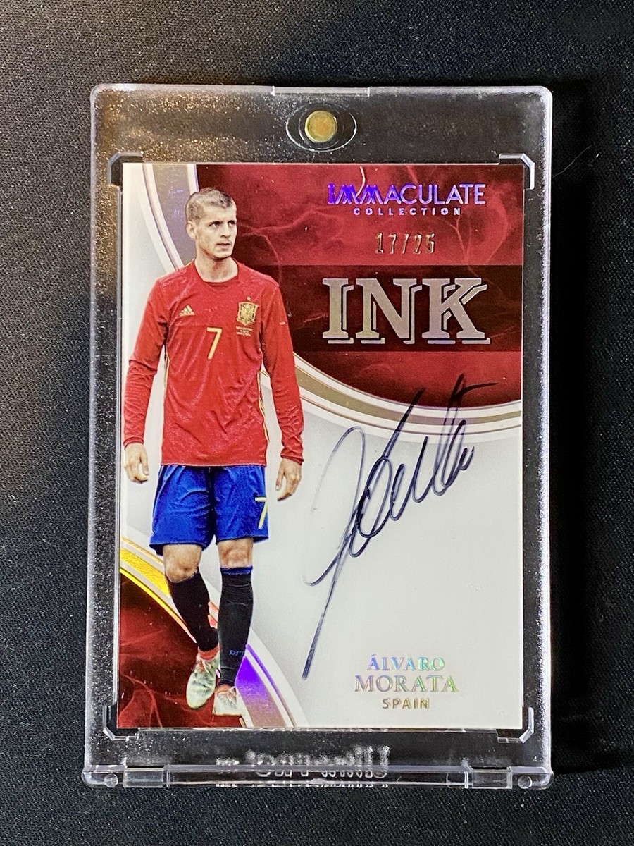 その他 Panini Immaculate Alvaro Morata auto /10 Panini Immaculate Alvaro Morata auto /10