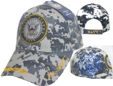 U.S. Navy Shadow Emblem Digital Camo USN Hat OFFICIALLY LICENSED BY THE US NAVY