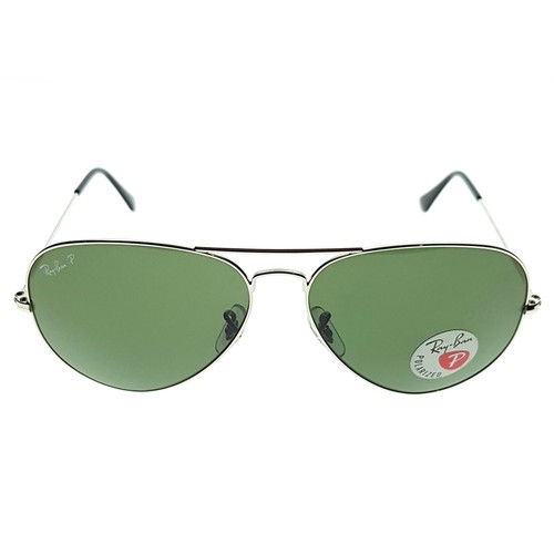 Ray Ban Aviator Sunglasses Silver Rb 3025 New Polarized Authentic Mens Womens Uk Ebay