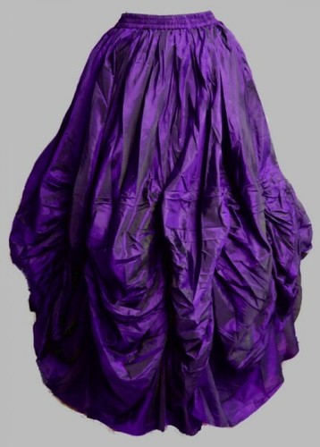 Gonna medievale gotica vittoriana gonna da sposa gonna a ballo nera verde 36 38 40 42 - Foto 15 di 20