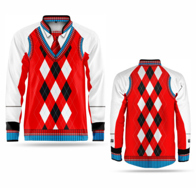 Sonics High Quality Paintball Long Sleeve Padded Lightweight Jersey Red - 1011