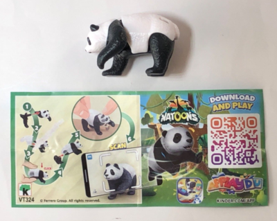 Kinder Surprise Natoons PANDA VT324 with BPZ Paper - Natoons