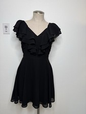lulus black mini dress small